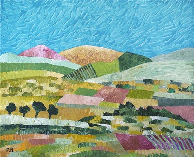 Spanskt landskap, 2017, akryl, duk