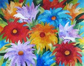 Two White Birds, 114x146, 2017