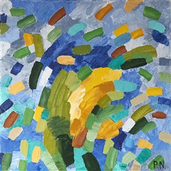 Fiesta No.2, 50x50, 2017