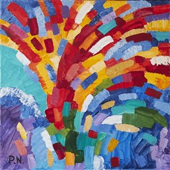 Fiesta No.1, 50x50, 2017