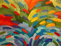 "Tv&aring; Konstn&auml;rer", m&aring;lning av Natalia Pankova