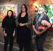 Ksenia Tzaritzinskaja, Maria Bogdanova - gallerias &auml;garinnor & Natalia Pankova 